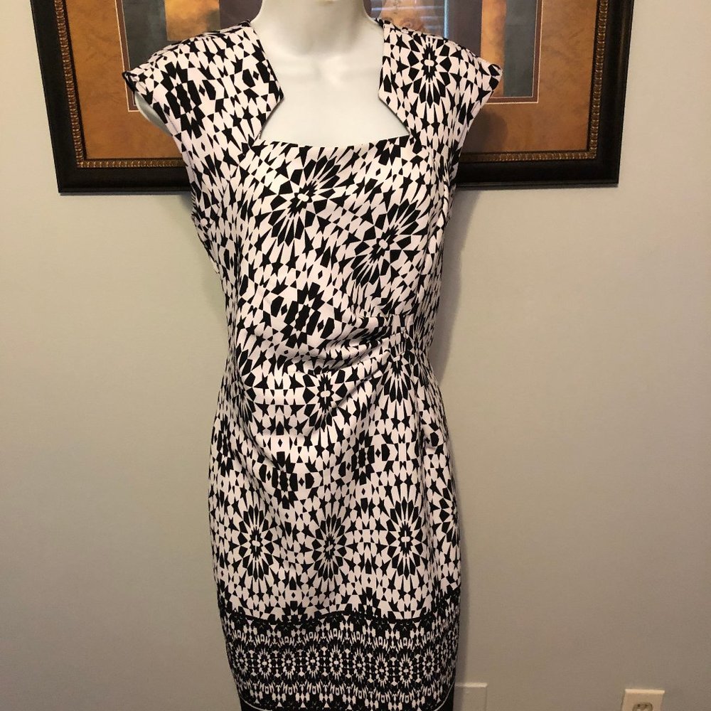 Gabby Style Black and White Dress